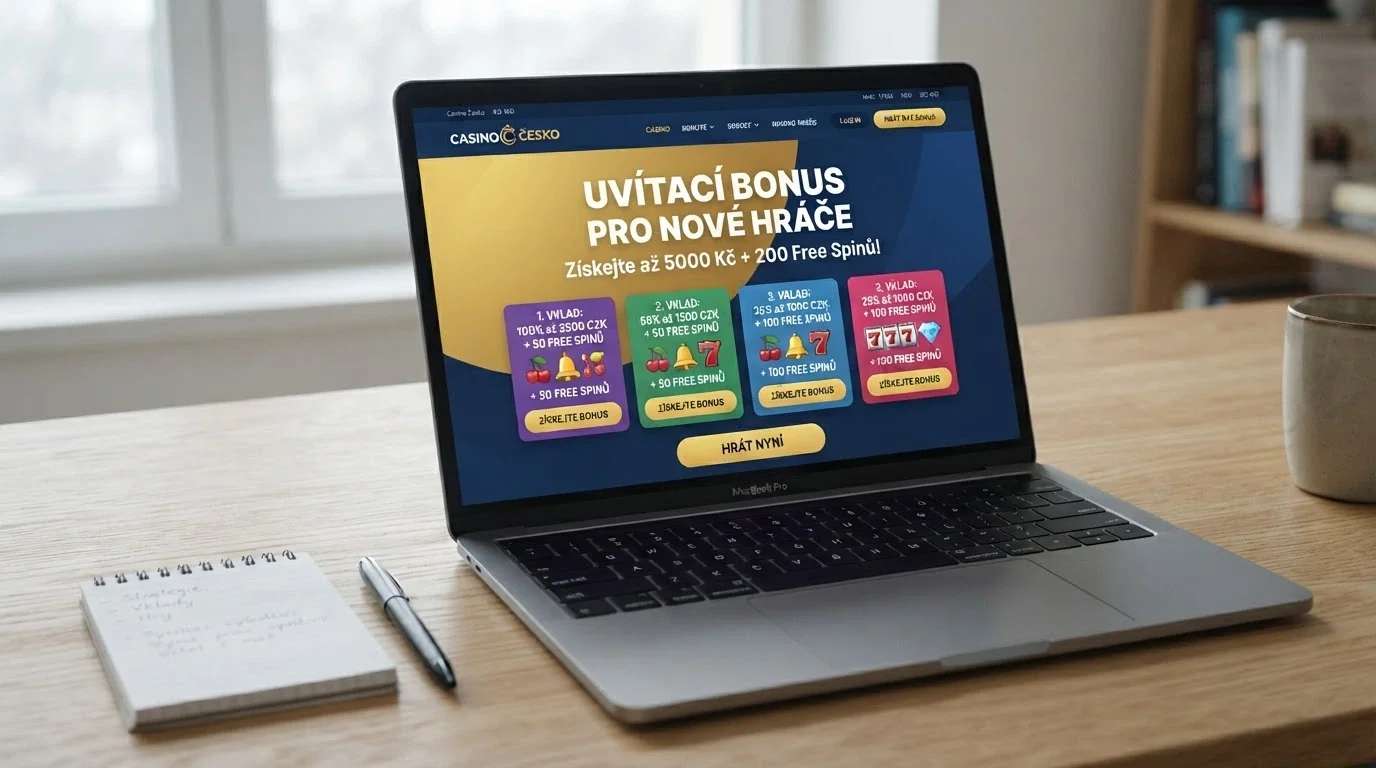 Nabídka registračních bonusů a free spinů na obrazovce online casina