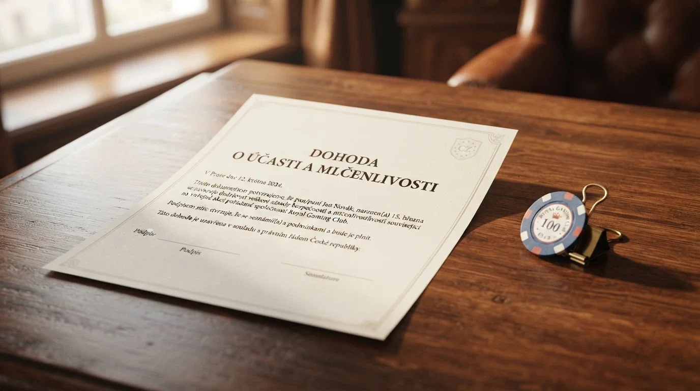 Oficiální dokument s logem Ministerstva financí ČR a paragrafy zákona o hazardních hrách