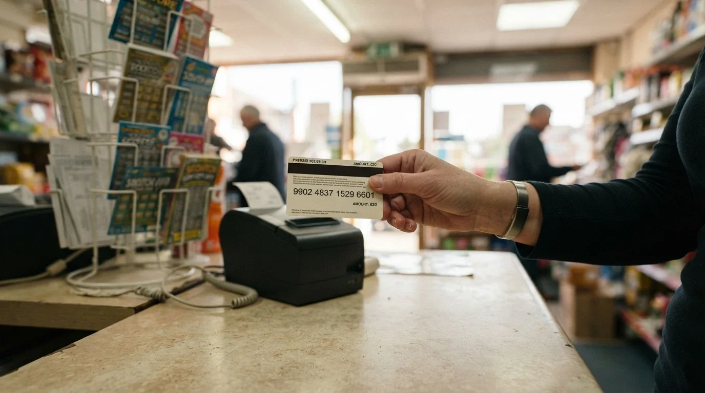 Platba Paysafecard kuponem v hodnotě 500 Kč na prodejním místě