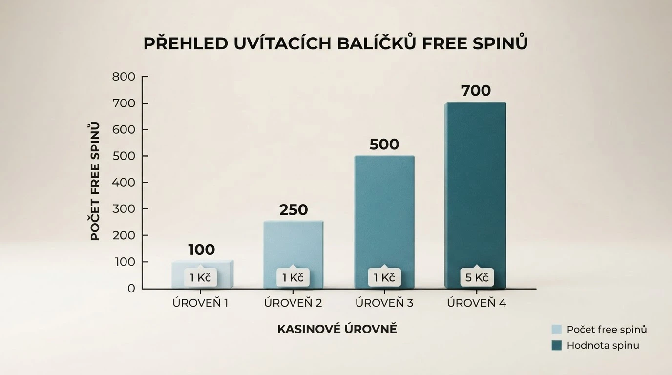 Přehledné grafické srovnání log deseti srovnávaných casin s čísly počtu spinů